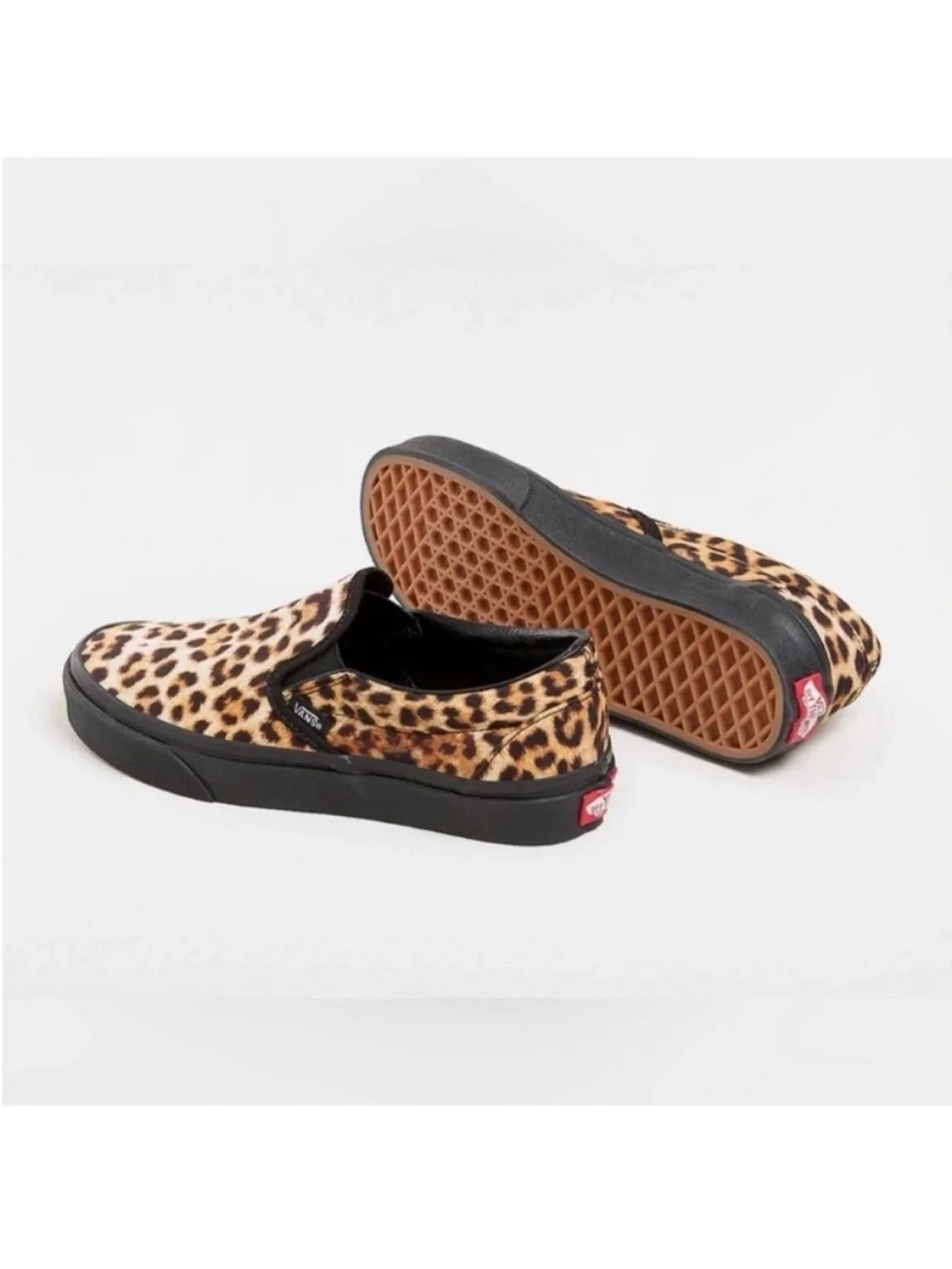 VANS Classic Slip-on Shoes (90sGrunge Black) Women 8.OUS Mens 6.5 US